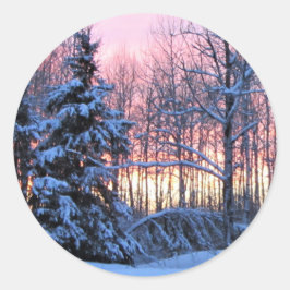 「今が季節だ。....ウィンターホリデー ラウンドシール