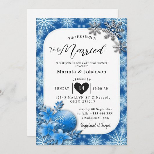 今が招待状の季節結婚しただ 招待状 (正面/裏面)