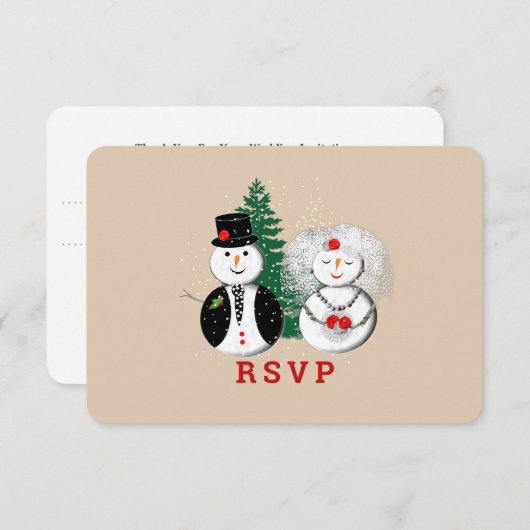 今が旬結婚しただ結婚 出欠カード (正面/裏面)