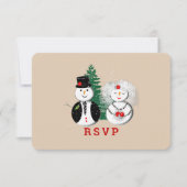 今が旬結婚しただ結婚 出欠カード (正面)