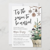 今が旬結婚しただ |ボホブライダルシャワー 招待状 (正面)