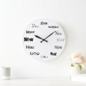 今が時だ ラージ壁時計 (ホーム)