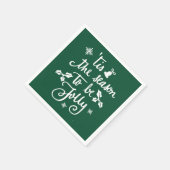 今が～になる季節すてきだ スタンダードカクテルナプキン (角)