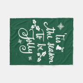 今が～になる季節すてきだ フリースブランケット (正面(横))