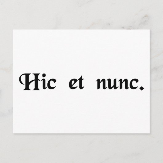 今ここ。 ポストカード (正面)