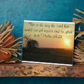 「今こそ主が作った日だ」の額 フォトプラーク (側面)