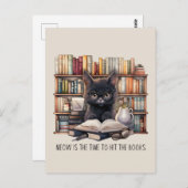 今こそ本を読む時だ ポストカード (正面/裏面)