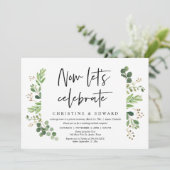 今こそ祝おう ウェディングエロープメントパーティ 招待状 (スタンド正面)