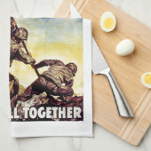 今こそ  キッチンタオル (四つ折り)