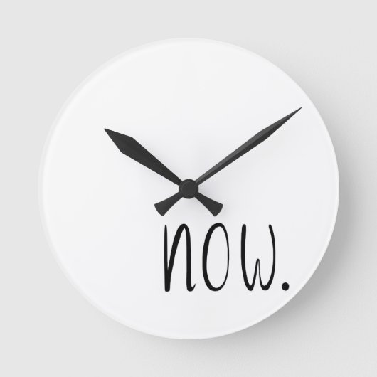 今こそ ラウンド壁時計 (正面)