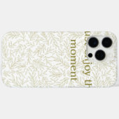 "今この瞬間を楽しんで" ボタニカルな美しさのスマホケース Case-Mate iPhoneケース (裏面 (横))