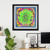 今すかわいらしぐ引用文のインスピレーションのポスター ポスター