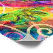 今すかわいらしぐ引用文のインスピレーションのポスター ポスター (角)