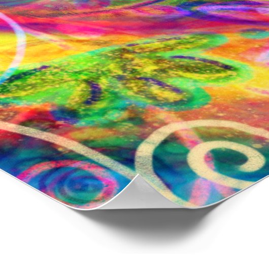 今すかわいらしぐ引用文のインスピレーションのポスター ポスター (角)