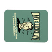 今すぐおもしろいを持っている：ミニバン郊外の運転 マグネット (横)