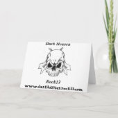 今すぐお会いできるお客様 – おもしろい誕生日案内 カード (裏面)