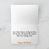 今すぐお会いできるお客様 – おもしろい誕生日案内 カード (内部)