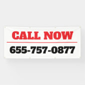 今すぐお電話 カスタム バナー 横断幕 (横)