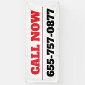 今すぐお電話 カスタム バナー 横断幕 (縦)