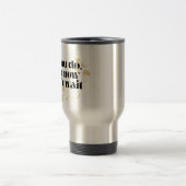 「今すぐやる気を起こさせる引用文すはっきりしたる金ゴールドインスパイア- トラベルマグ (中央)