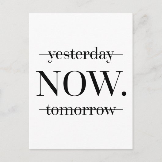 今すぐやる気を起こさせる引用文 ポストカード (正面)