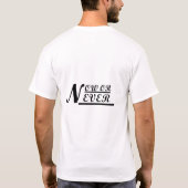  🔥 「今すぐやれ」大胆な宣言Tシャツ ⏳ Tシャツ (裏面)