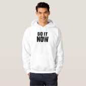 今すぐやろう インスピレーションTシャツ パーカ (正面フル)