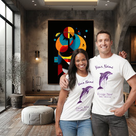 今すぐエスケープ – コードブレーカ |サイバーパンクドルフィンアート Tシャツ