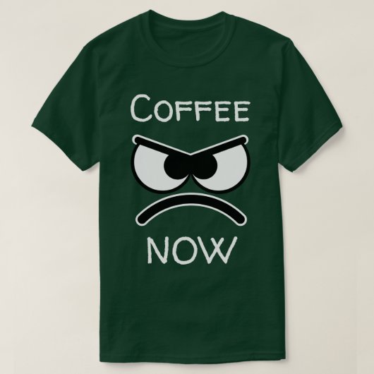 今すぐコーヒー Tシャツ (デザイン正面)