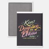 今すぐストップパステルティーを使用しない マグネット (正面/裏面)