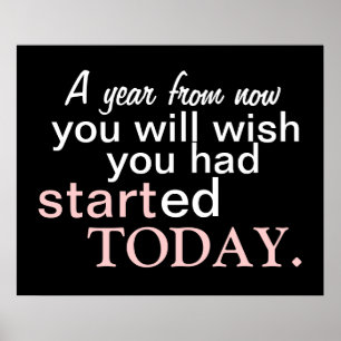 今すぐポスターをやる気を起こさせる開始 ポスター