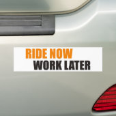 今すぐ乗る バンパーステッカー (車上)