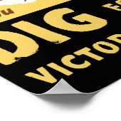 今すぐ勝利を目指して掘る – 第二次世界大戦 ポスター (角)