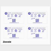 今すぐ参加 長方形シール (シート)