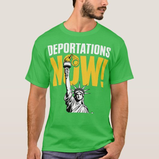 今すぐ国外追放 Tシャツ (正面)
