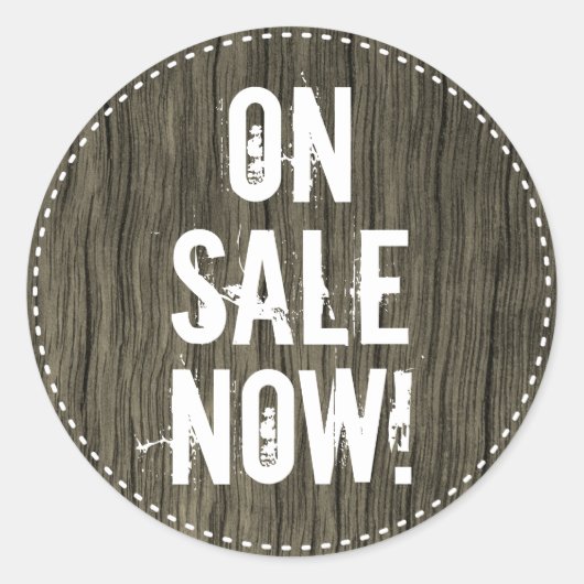 「今すぐ売り出しだ!」 ラウンドシール (正面)