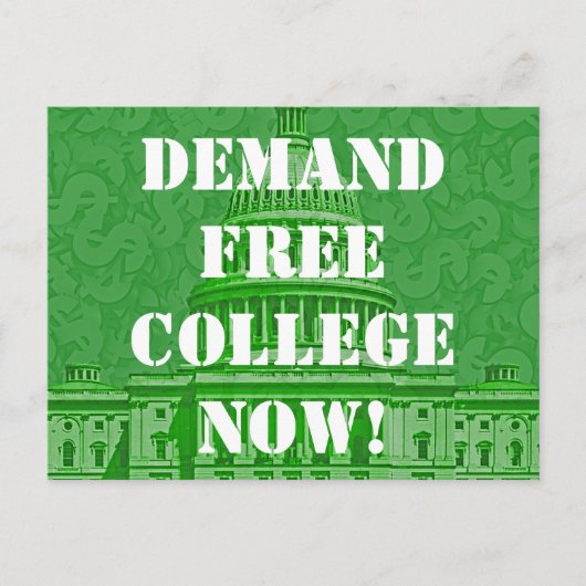今すぐ大学を自由にする ポストカード (正面)