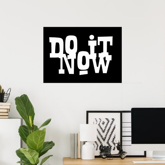 今すぐ実行 ポスター (ホームオフィス)