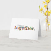 今すぐ平和について集まろう > 挨拶 カード (黄色い花)