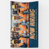 今すぐ採用サインオンボーナス利用可能バナー – カスタム 横断幕 (縦)