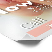 今すぐ採用 ネイルサロン技術者 ピンクをカスタマイズ フォトプリント            (角)