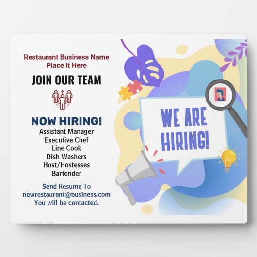 今すぐ救済採用したいビジネスの仕事 フォトプラーク (正面)