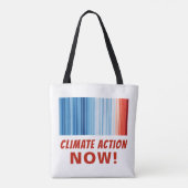 今すぐ気候変動アクション!地球温暖化 トートバッグ (裏面)
