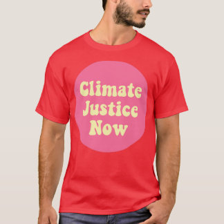 今すぐ気候正義 Tシャツ