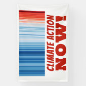 今すぐ気候行動!話地球 横断幕 (縦)