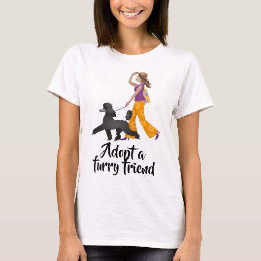 今すぐ犬を飼う Tシャツ (正面)