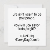 今すぐ生きる カード (裏面)