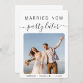 今すぐ結婚したパーティー後の写真の取り出し (正面/裏面)