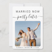 今すぐ結婚したパーティー後の写真の取り出し (正面)