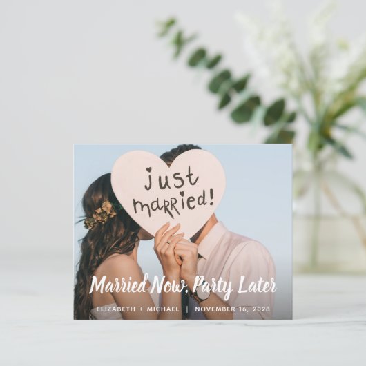 今すぐ結婚したパーティー後の写真結婚の予算 (スタンド正面)